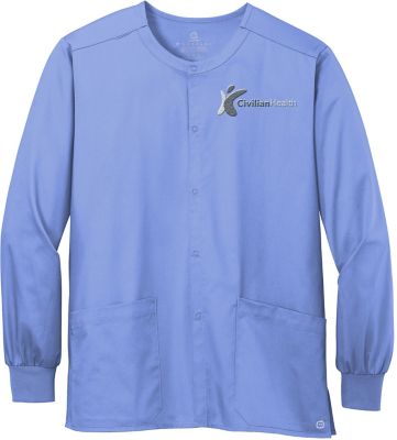 Wink: Wink® Unisexx Workflex Snap-Front Scrub Jacket
