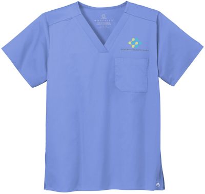 Wink: Wink® Unisex Workflex Chest Pocket V-Neck Top