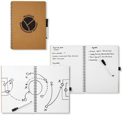 Notepads & Memo Pads: Brainstorm Dry Erase Notebook