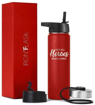 Nurses Appreciation: Iron Flask Wide Mouth Water Bottle 22 oz