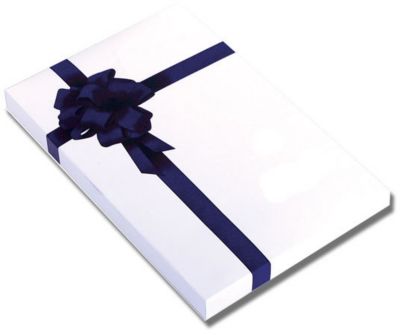 Boxes & Mailers: Blue Ribbon Pocket Calendar And Pen Gift Box