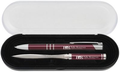 Custom Pens, Pencils & Writing: Delane Pen & Letter Slitter Gft Set