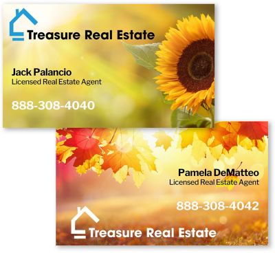 Real Estate Promotional Products: Full Colour Magnet Business Card