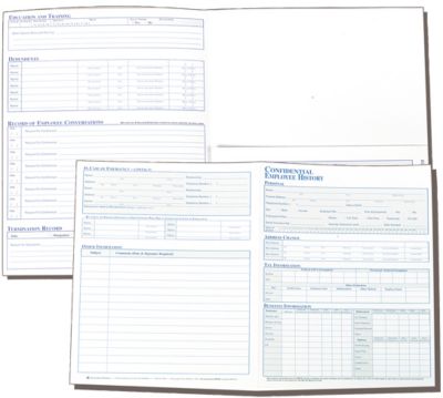 Shop By Industry: Employee History Folder