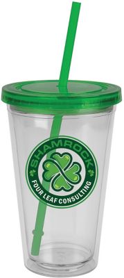 St Patrick's Day Promotional Products: Full Colour Sunsplash Tumbler 16 oz