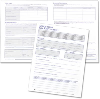 Application For Employment-Blank