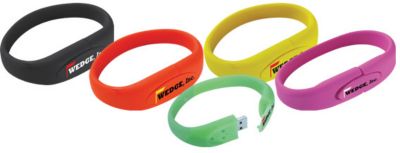 Technology Promotional Products: 1 GB Bracelet USB 2.0 Flash Drive