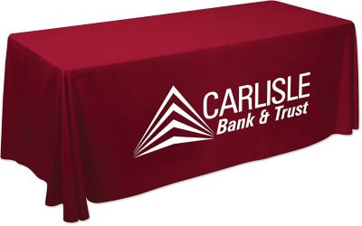Promotional Products: Value Lite Table Cover Whtie Imprint 6 Foot