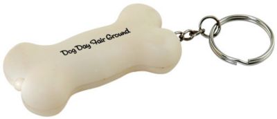 Custom Keychains: Light Up Dog Bone Keychain