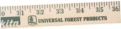 Exciting New Products: Natural Finish Wooden Yardstick