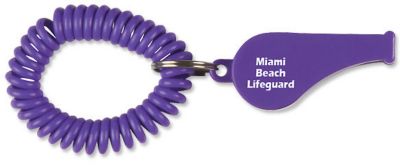 Whistle Keyring With Coil