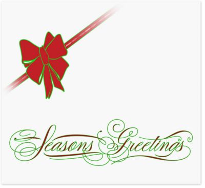 Seasons Greetings Wall Cal. Env.