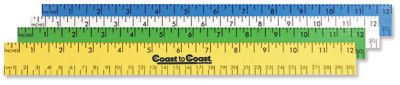 Office Products: Wood Ruler English & Metric 12 Inch