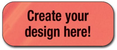 Rectangle Ad Labels 1 Colour Imprint 2.5 x 1