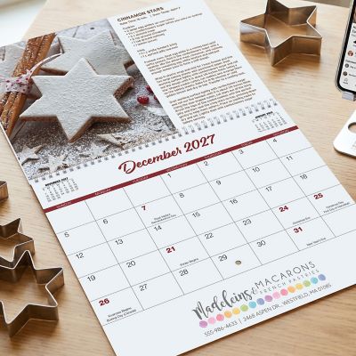 Holiday Gifting: Full Colour Taste Of The Month Spiral Wall Calndar