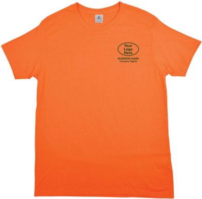 Custom T Shirts: Screen Printed 50/50 Vintage Neon T-Shirt