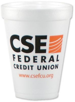 Custom New Years Eve Party Favors: Foam Cups 12 oz