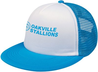 Custom Baseball Hats: Flat Bill Trucker Baseball Cap