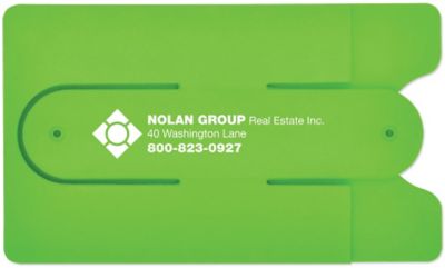 Tablet & Phone Stands: Silicone Phone Wallet With Stand