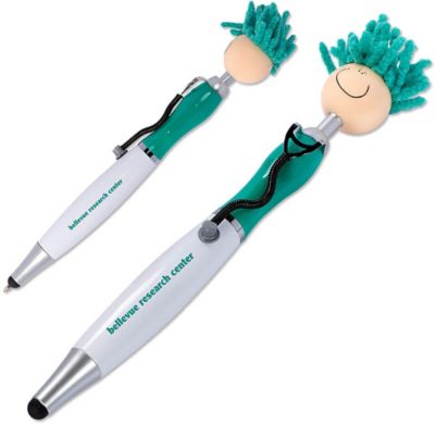 Novelty Pens: MopTopper Screen Cleaner Stethoscope Stylus Pen