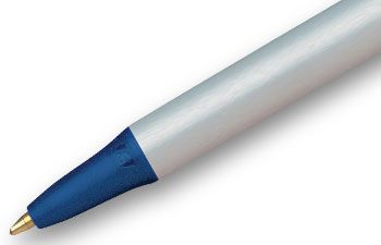 BIC Clic Stic Fashion Retractable Ball Point Pen, Blue, 12 Pack