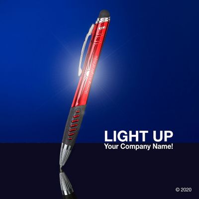 LED Stylus Pen and Stylus Keychain Gift Set - Progress Promotional Products