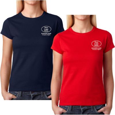 Short Sleeve T-Shirts: Gildan® Softstyle® Ladies Screen Printed T-Shirt