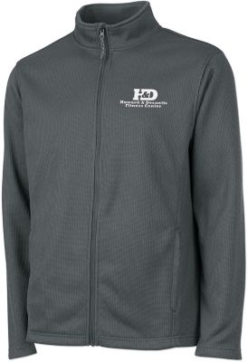 Outerwear: Heritage Rib Knit Mens Embroidered Jacket