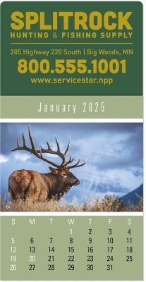 Stick-up & Magnet Calendars: Press-N-Stick Sportsmen Calendar