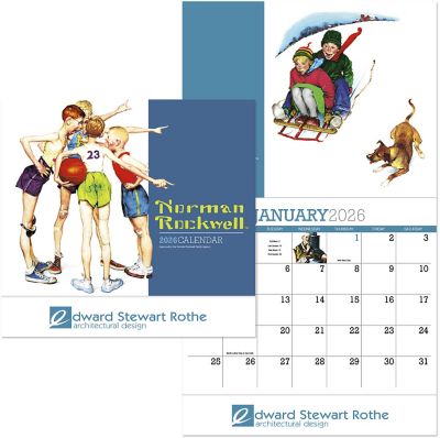 Calendars: Norman Rockwell Stapled Wall Calendar