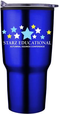 Stainless Steel & Metal Travel Mugs: Full Color Ares Stainless Steel Tumbler 20 oz