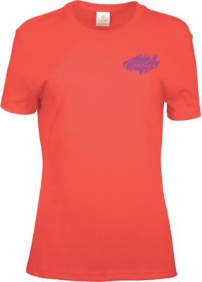 Custom T Shirts: Screen Printed Ladies 100% Cotton Colored T-Shirt