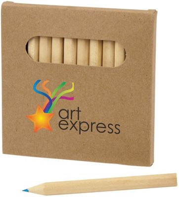 Custom Pencils: 12 Piece Coloured Pencil Set