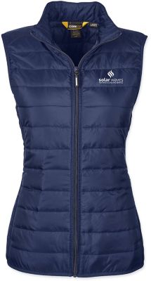 Prevail Embroidered Ladies Packable Puffer Vest