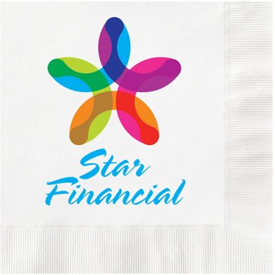 Full Colour Luncheon Napkin Coined