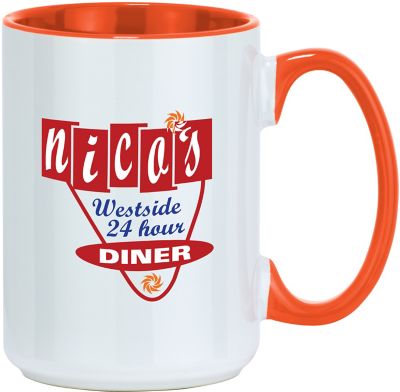 Promotional Mugs: Full Colour El Grande Mug 15 oz