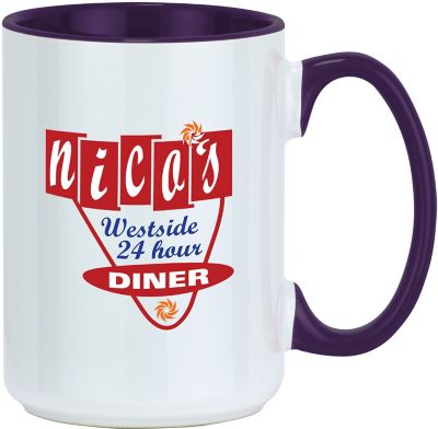 Promotional Mugs: Full Colour El Grande Mug 15 oz