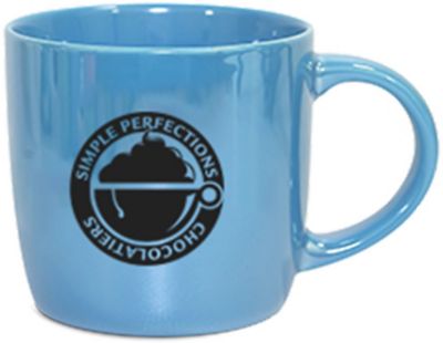 Promotional Mugs: Lustre City Colored Ceramic Mug 14 oz