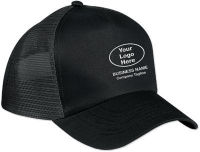 5 Panel Mesh Back Cap Embroidered