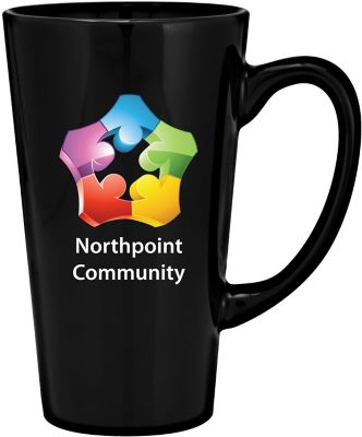 Promotional Mugs: Full Colour Tall Cafe Mug 16 oz