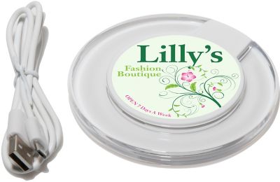 Prom & Homecoming Favors: Full Colour Qi® Wireless Charging Pad
