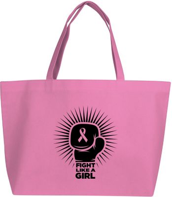 Breast Cancer Awareness: Budget Shopping Tote Bag