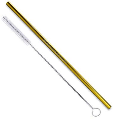 Gold/Copper Stainless Steel Straws With Tips