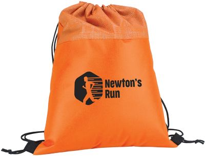 Drawstring Bags: Silver Tone Drawstring Bag