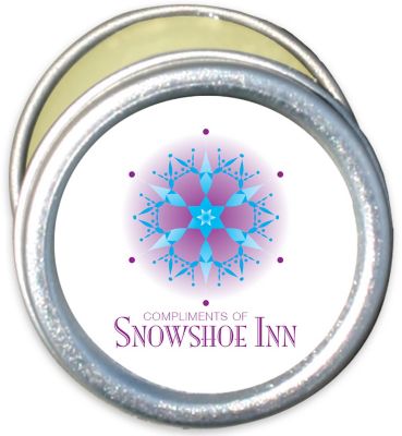 All Natural Lip Balm Tin With Full Colour Label