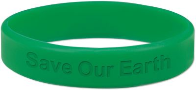 Silicone Awareness Wristband Debossed