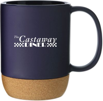 Promotional Mugs: Beck Stoneware Cork Base Mug 13 oz
