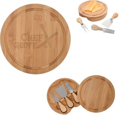 Mother's Day Giveaways: 3-Piece Bamboo Cheese Server Kit