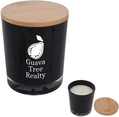Real Estate Promotional Products: Bamboo Soy Candle