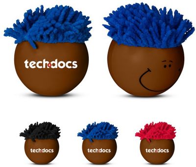 MopToppers®: Moptoppers® Multi-Cultural Stress Reliever (Brown)